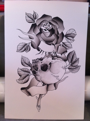 Posted in Art Drawings Flash Saved Tattoo Tagged rose skull Leave a 
